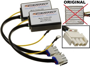 Motoplat Moto Guzzi V50 Nato igniter ignition module CDI TCI Box (2X) - MotoPlat 9635105