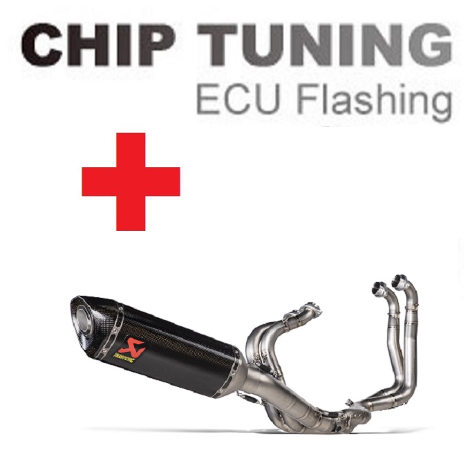 Aprilia RSV4 / Tuono V4 2021-today High Performance ECU Flash tuning + Akrapovic S-A10E9-RC (Stage 3)