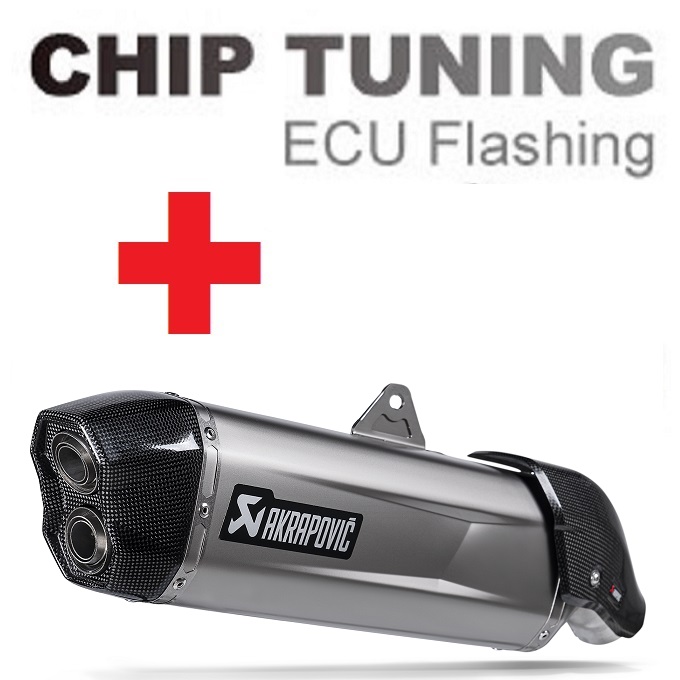 Aprilia Tuareg 660 2022-today High Performance ECU Flash tuning + exhaust pipe Akrapovic S-A6SO1-HGJT-(Stage 3)