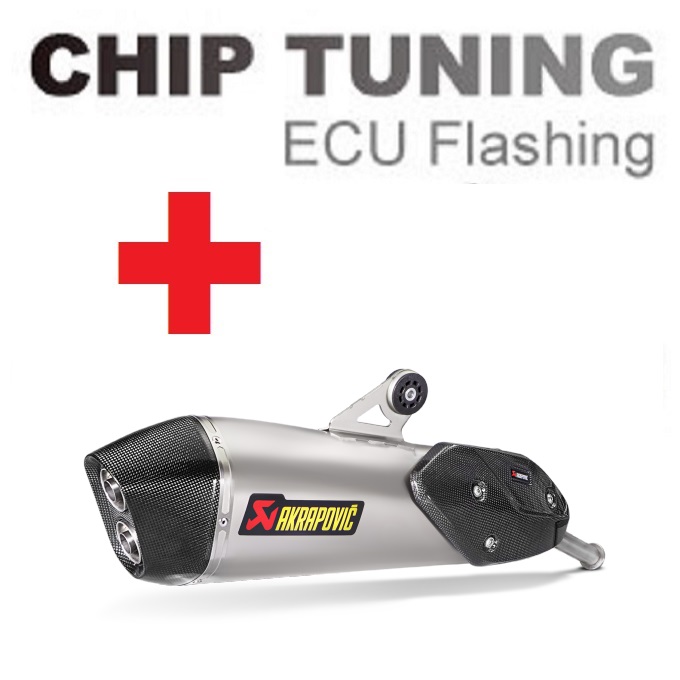 BMW C650GT 2016-2020 High Performance ECU Flash tuning + Akrapovic S-B6SO8-HZAAT (Stage 3)