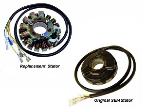 ST5500L - KTM 350 400 500 600 620 640 660 Husaberg Lighting & Ignition Stator 250014-01, 58031002050