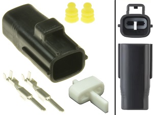 2 pin power connector ZERO motorbike (10-0750401)