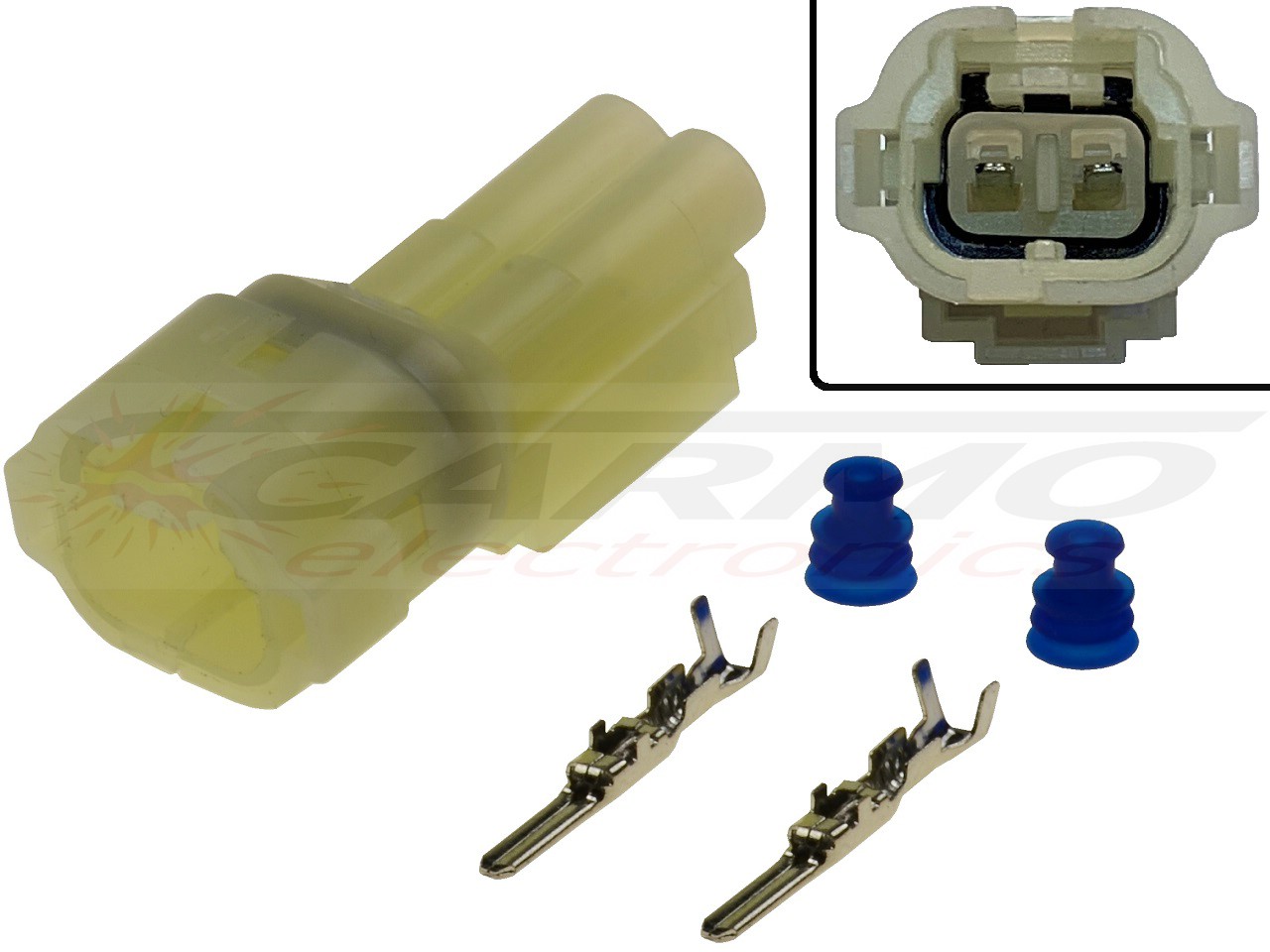 2 pole seal connector male (HM090 6187-2801, 6180-2451) - Click Image to Close