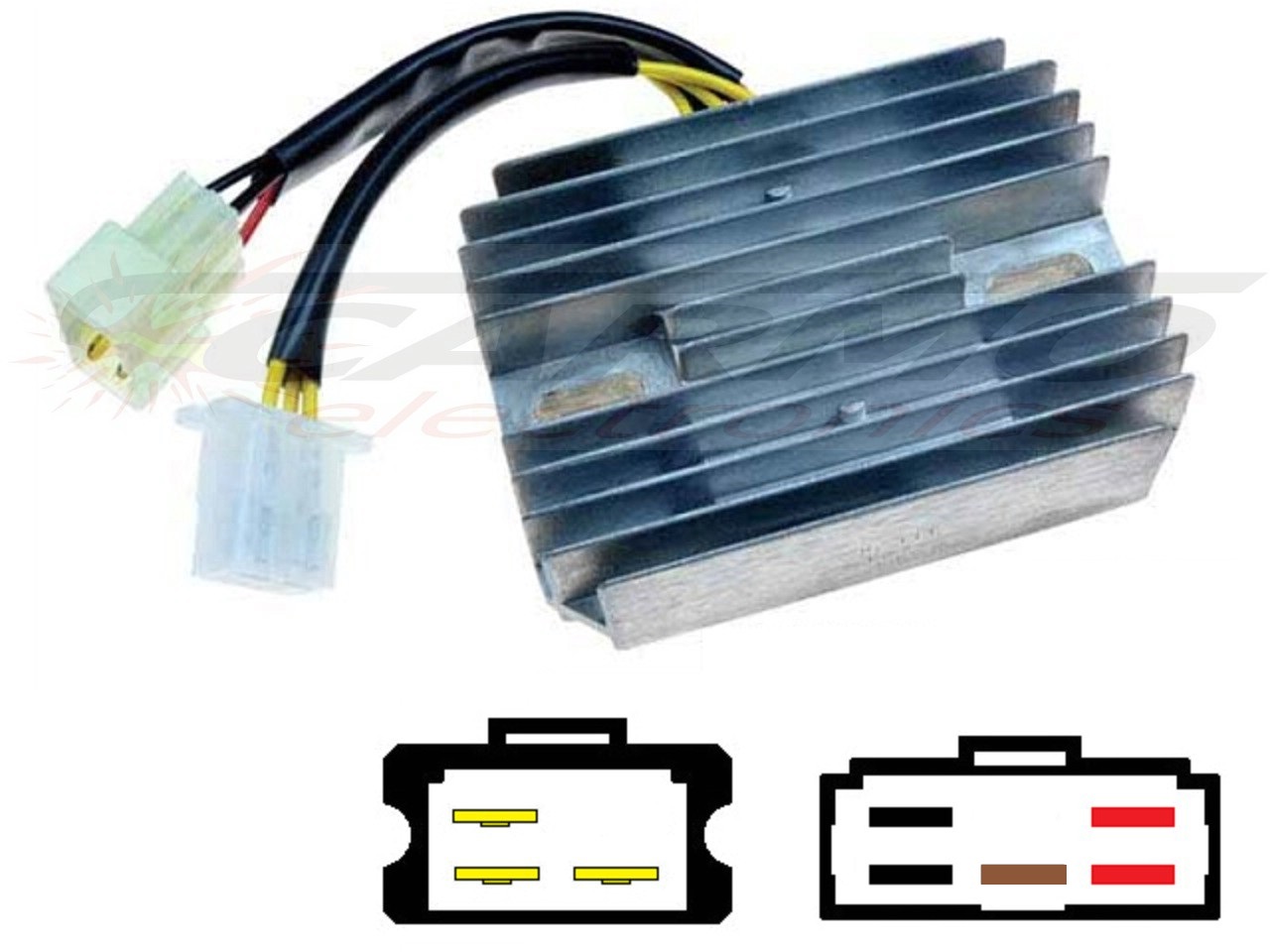 CARR461 - Kawasaki Z ZG ZN 1300 MOSFET Voltage regulator rectifier - Click Image to Close