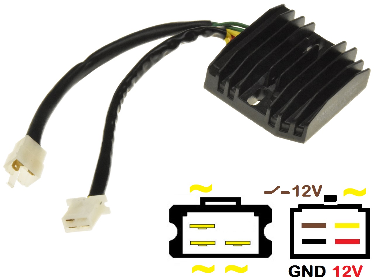 CARR20471 - Kawasaki Z1300 MOSFET Voltage regulator rectifier (SH230-12, SH530-12 Shindengen) - Click Image to Close