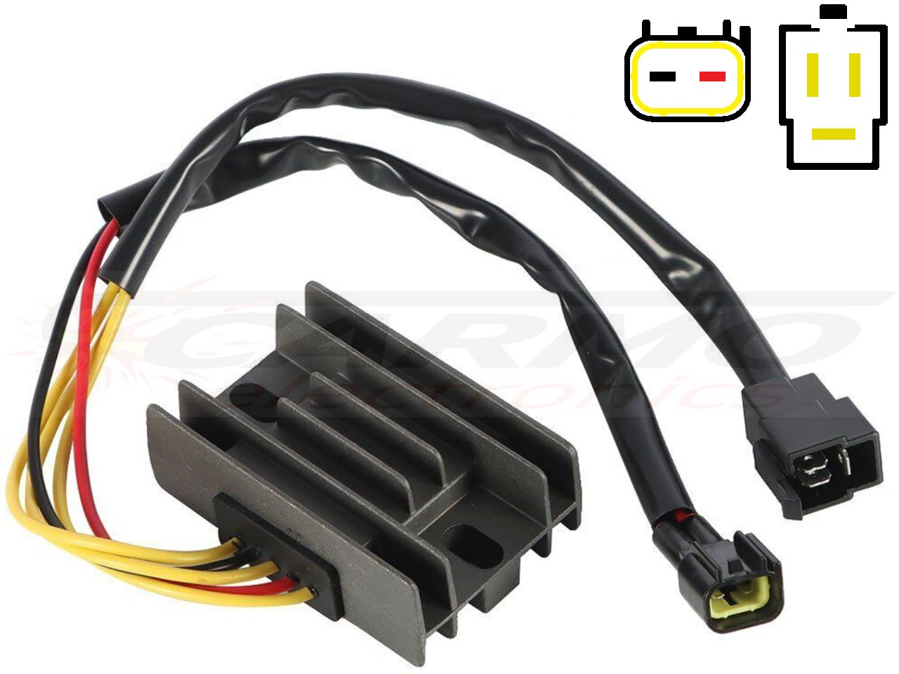 CARR104-DRZ-KLX - Kawasaki KLX400 Suzuki DRZ400 MOSFET Voltage regulator rectifier (21066-S005, 32800-29F00, SH572E-12) - Kattintásra bezárul