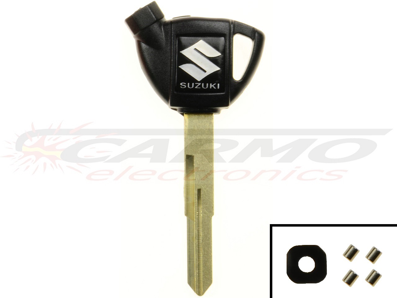 Suzuki Burgman blanco transponder chip key ID4D - Click Image to Close