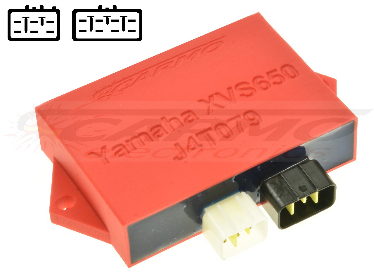 Yamaha XVS650 dragstar v-star igniter ignition module CDI TCI Box (J4T079) - Click Image to Close