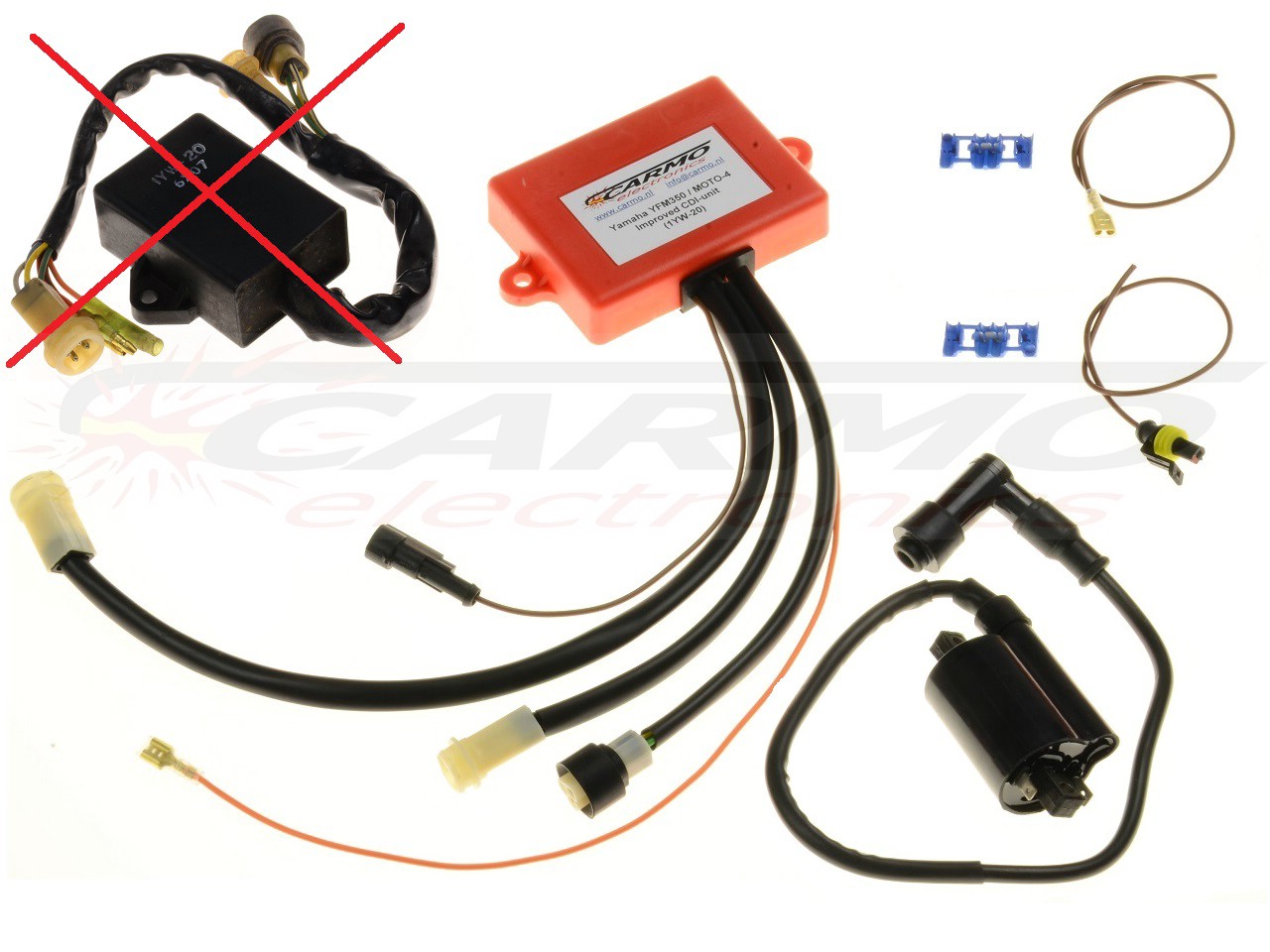 Yamaha YFM350 Big-Bear Moto4 igniter ignition module CDI TCI Box set (1YW-20) - Kattintásra bezárul